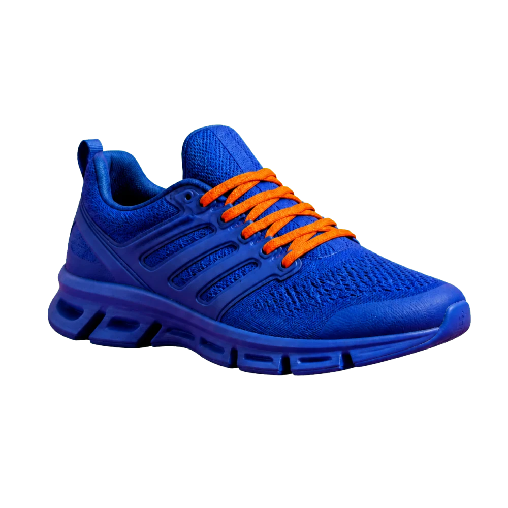 Blue sneaker after its background was removed